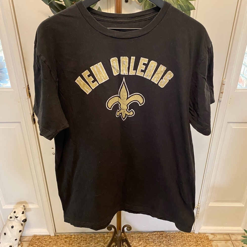 NFL Team Apparel New Orleans Saints Drew Brees #9 Jersey Style T Shirt XL